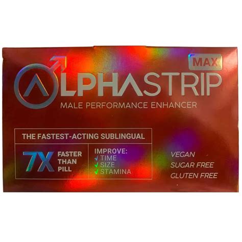 alphastrip live|Alpha Strip Max Male Performance Enhancer 